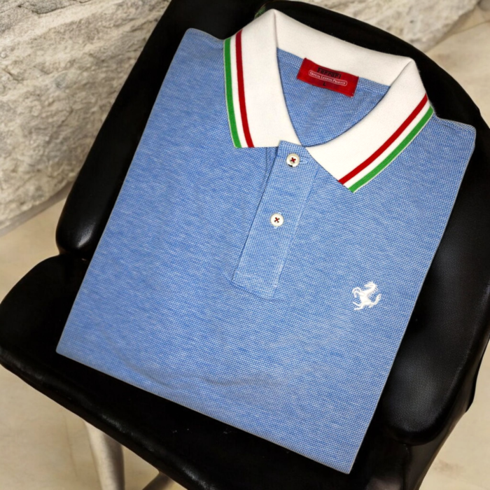 Ferrari Premium Polo T-Shirt-BL
